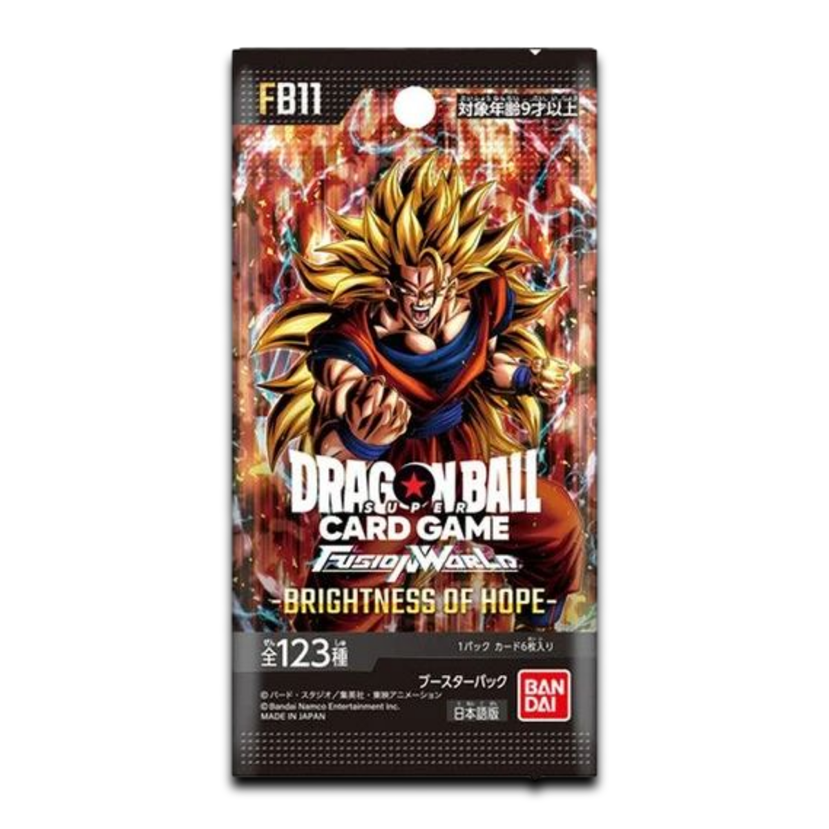 FB-11 Brightness Of Hope Booster Pack - Japanese Dragon Ball Z Fusion World TCG