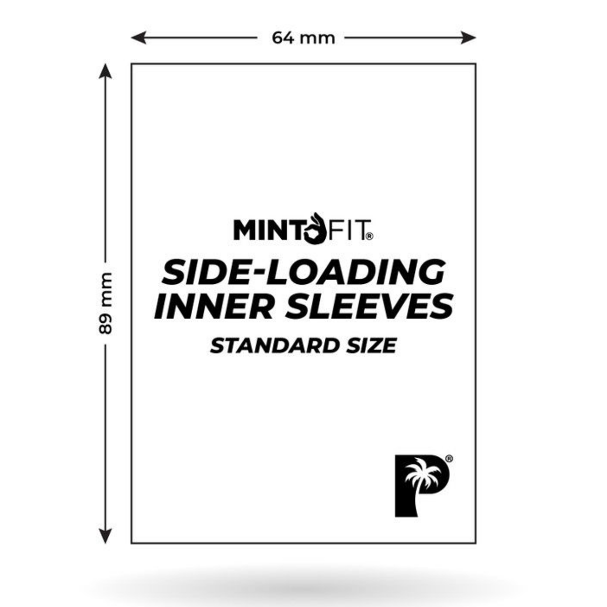Palms Off Gaming MintFit Side Loading Inner Sleeves - 100 Pack