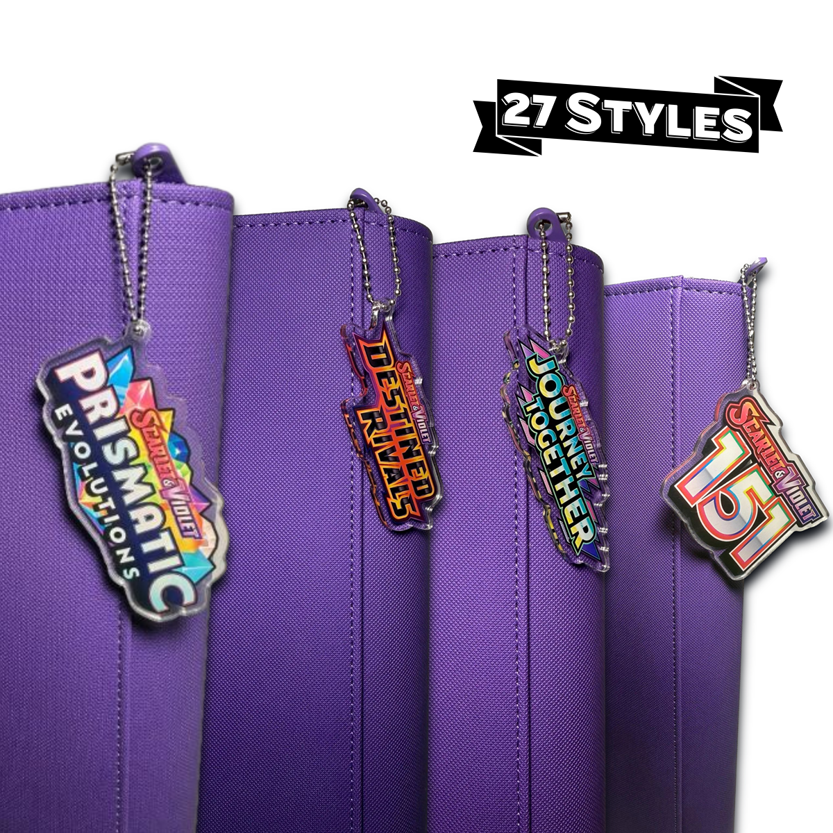 Pokémon Acrylic Binder Zip Tags - Delivery Only