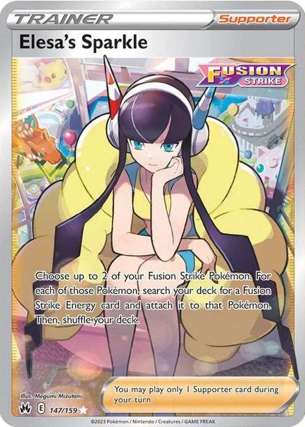 147/159 - Elesa's Sparkle - Crown Zenith - Pokemon TCG