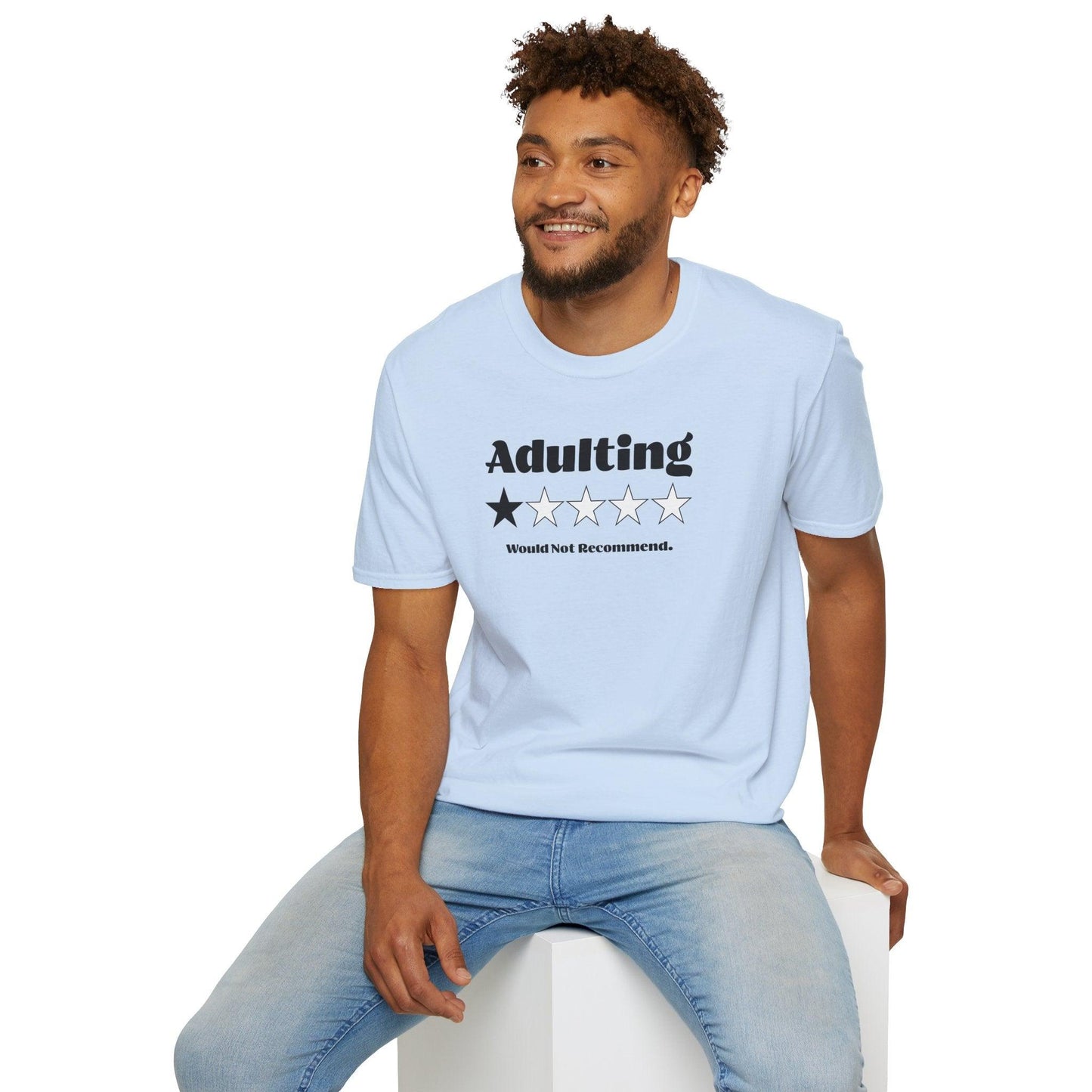 Adulting Would Not Recommend Adults Unisex Tee - Jamie's Trading Cards - JamiesTradingCards
