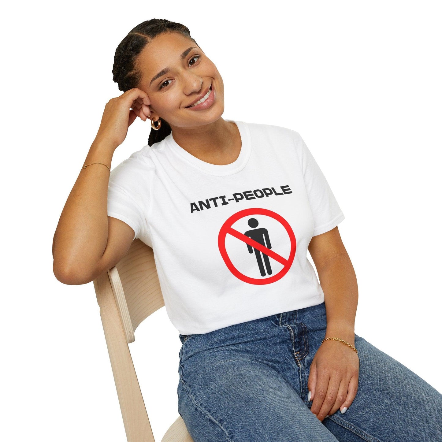 Anti People Adults Unisex Tee - Jamie's Trading Cards - JamiesTradingCards