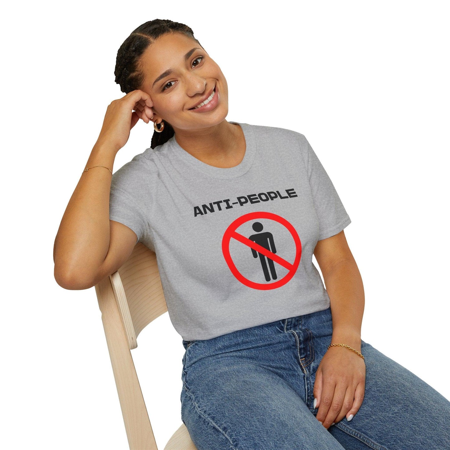 Anti People Adults Unisex Tee - Jamie's Trading Cards - JamiesTradingCards
