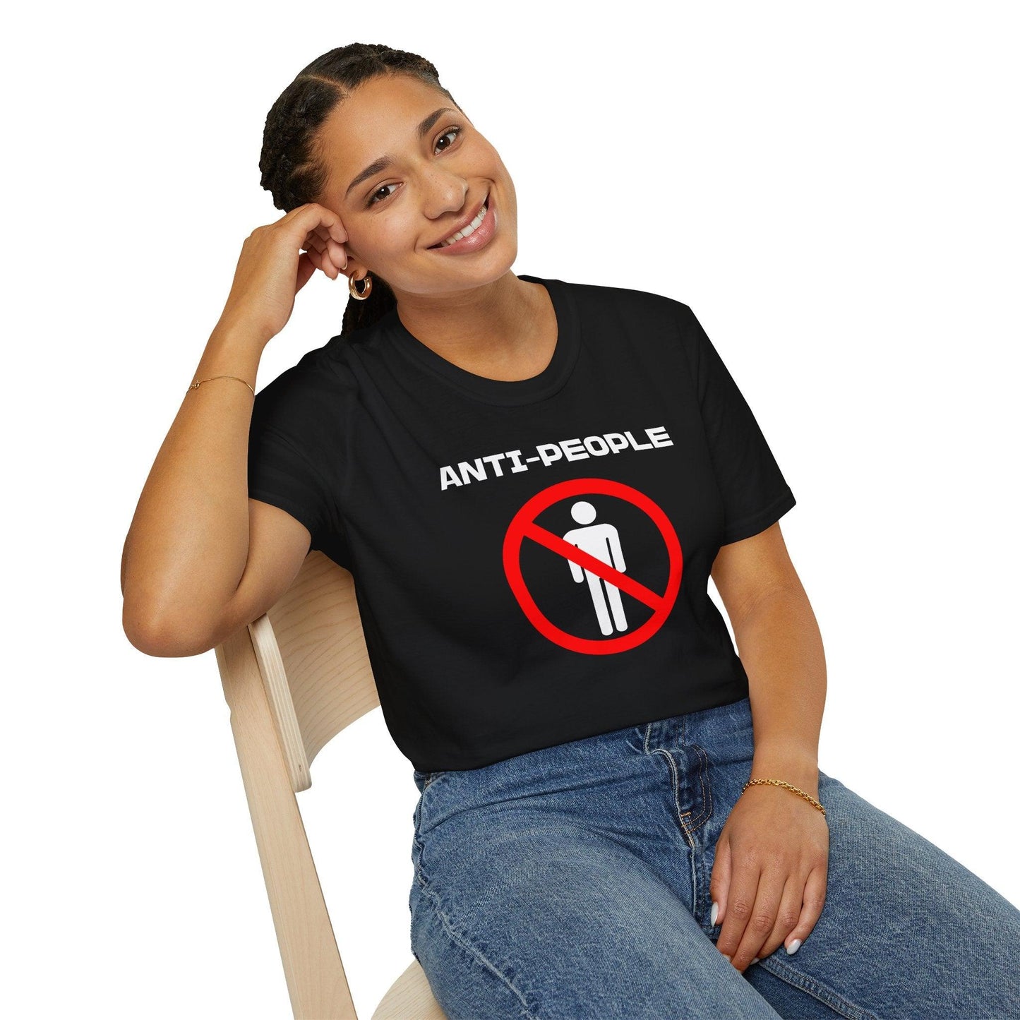 Anti People Adults Unisex Tee - Jamie's Trading Cards - JamiesTradingCards