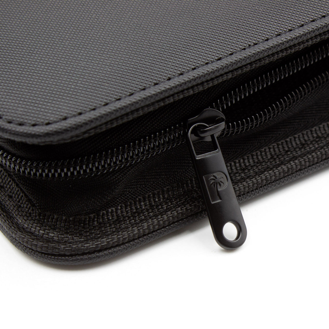 Palms Off Gaming Collector's Series Top Loader 216 Slot Zip Binder Black - Clear