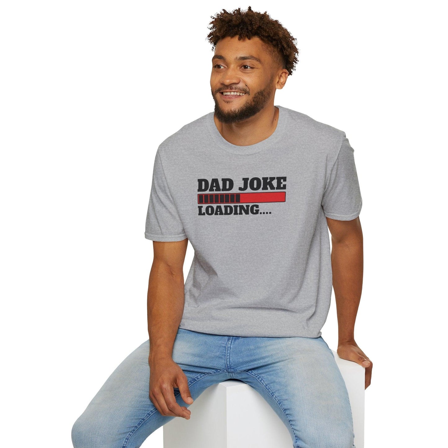 Dad Joke Loading Adults Unisex Tee - Jamie's Trading Cards - JamiesTradingCards