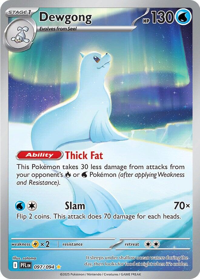 097/094 - Dewgong Illustration Rare - Phantasmal Flames - Pokemon TCG