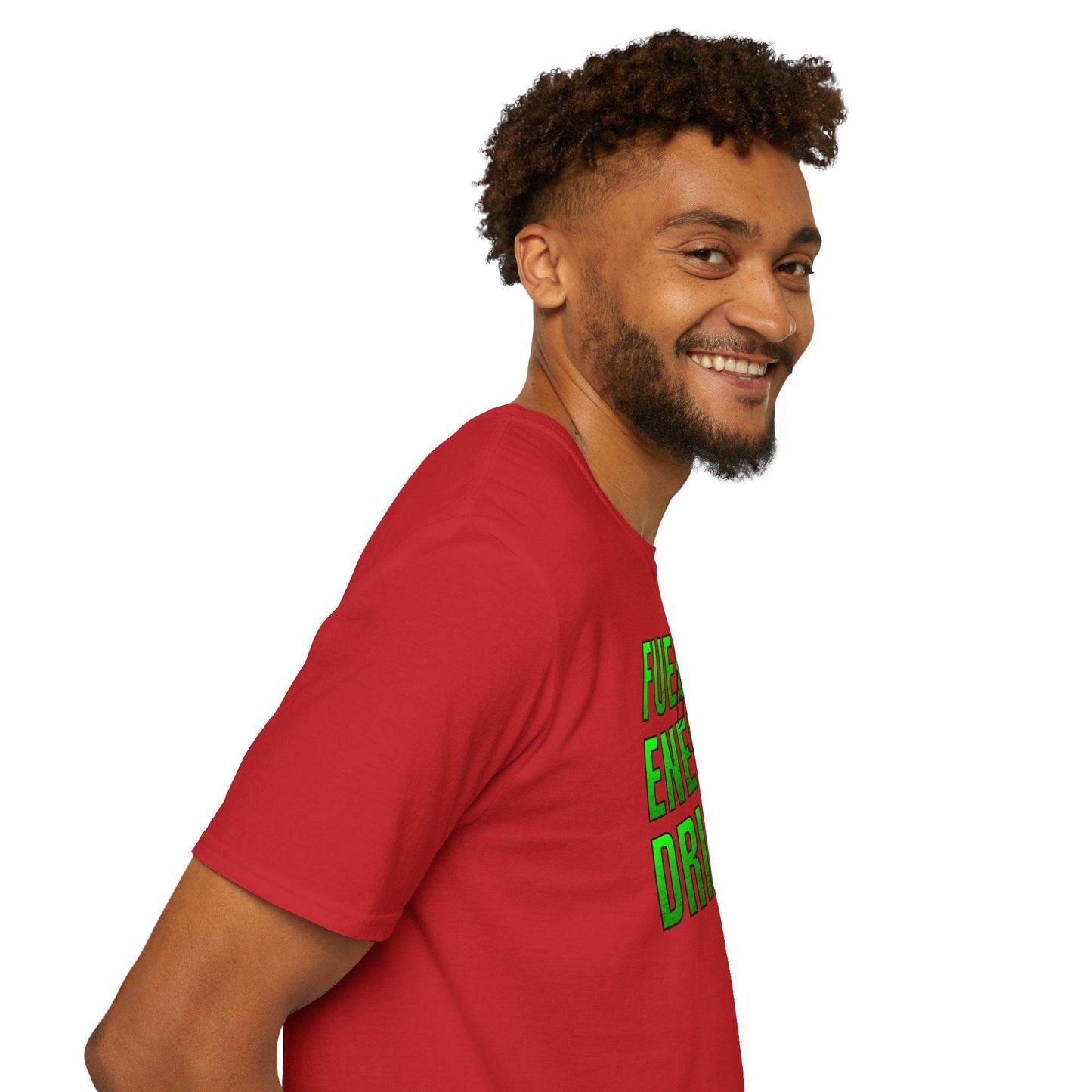Fuelled By Energy Drinks Adults Unisex Tee - Jamie’s Trading Cards - JamiesTradingCards