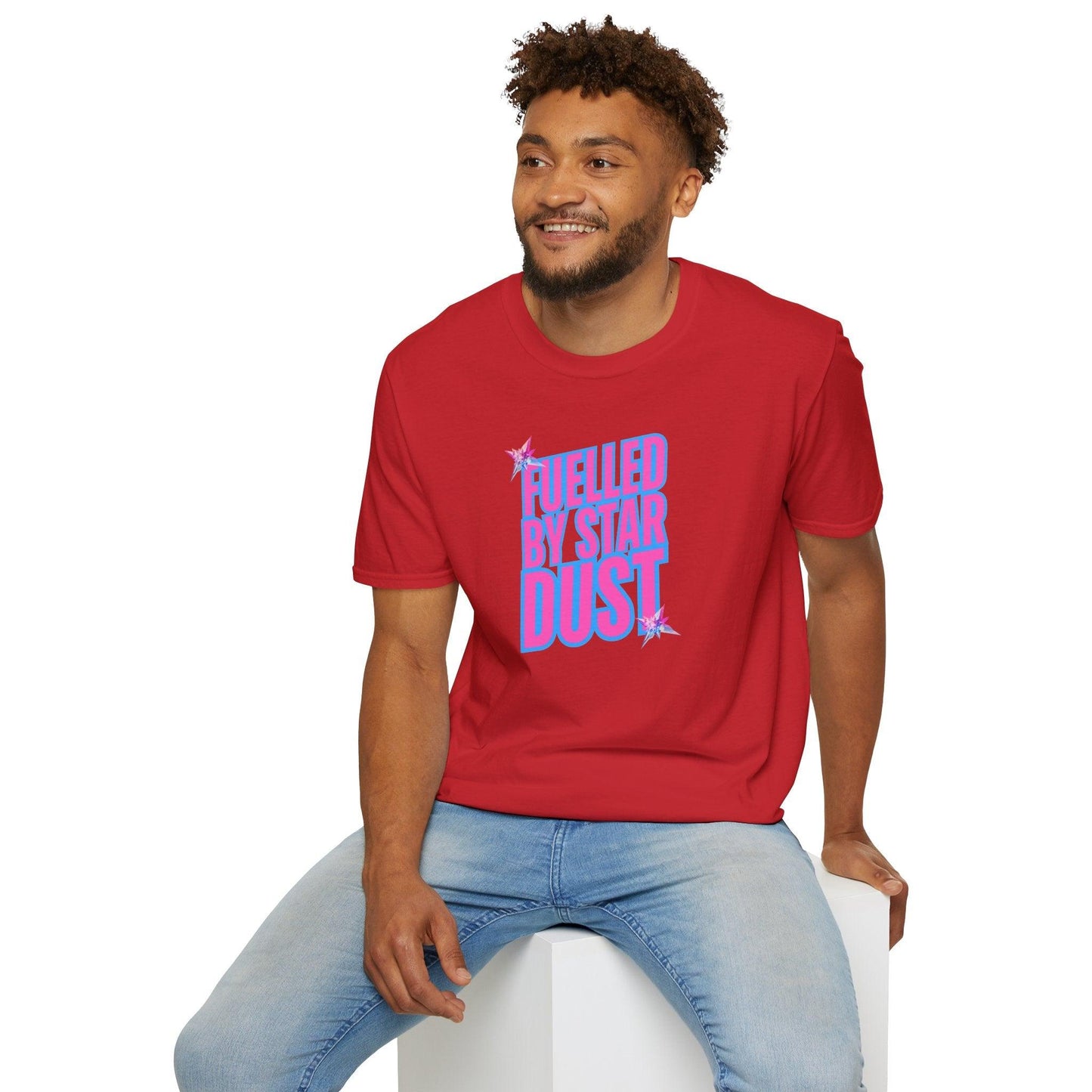 Fuelled By Stardust Adults Unisex Tee - Jamie's Trading Cards - JamiesTradingCards