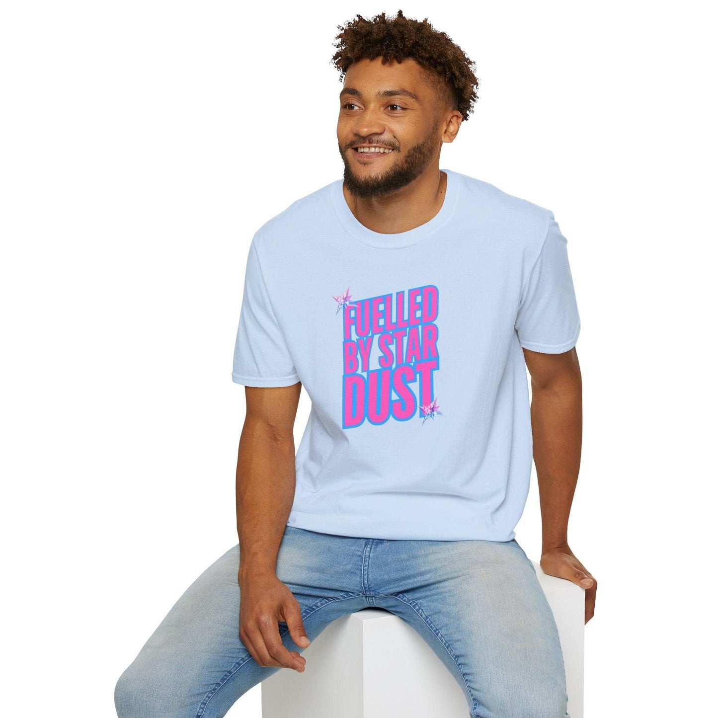 Fuelled By Stardust Adults Unisex Tee - Jamie's Trading Cards - JamiesTradingCards