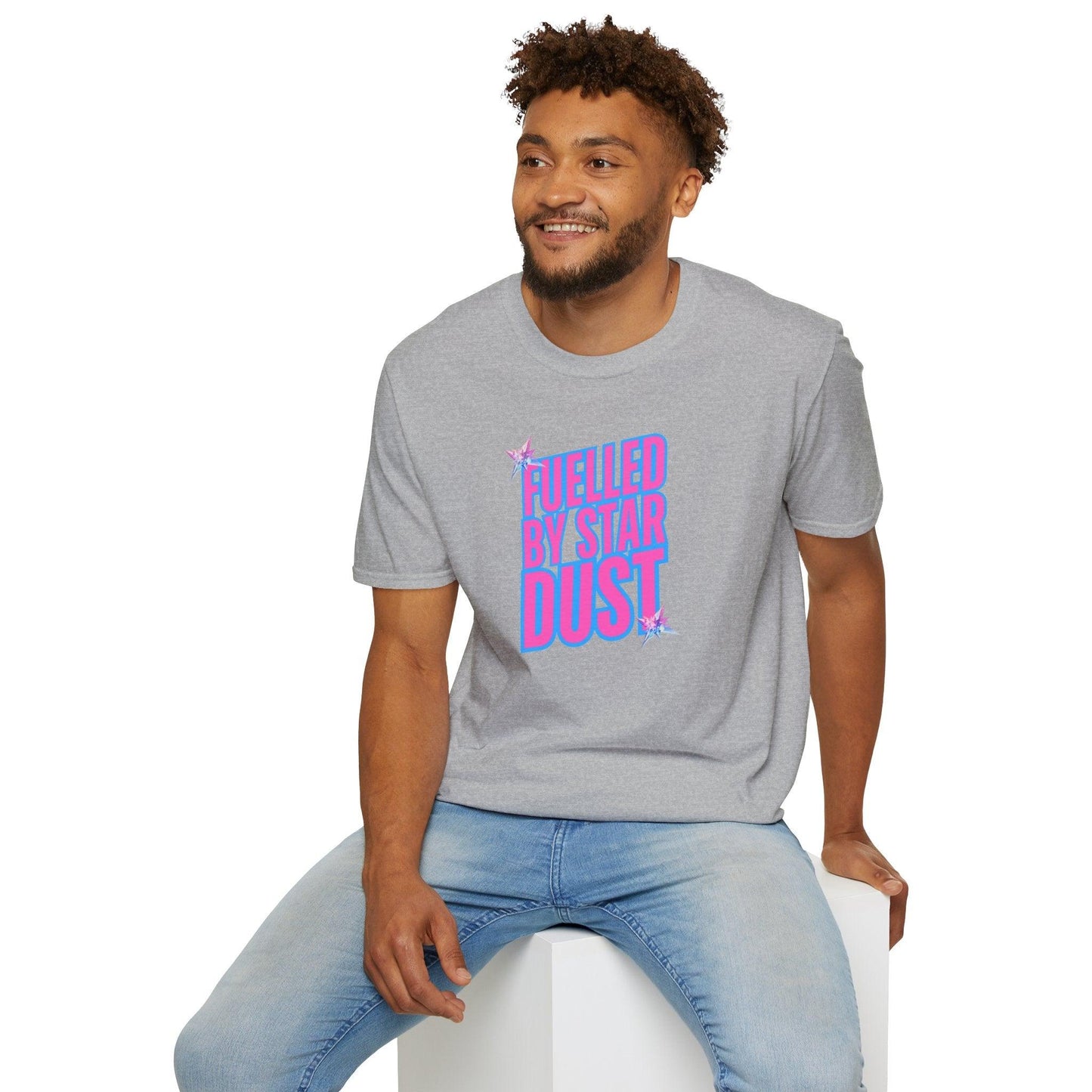 Fuelled By Stardust Adults Unisex Tee - Jamie's Trading Cards - JamiesTradingCards