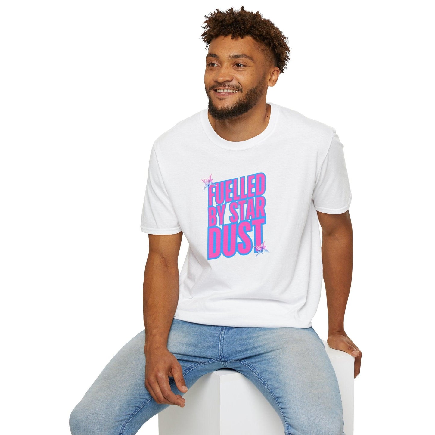 Fuelled By Stardust Adults Unisex Tee - Jamie's Trading Cards - JamiesTradingCards