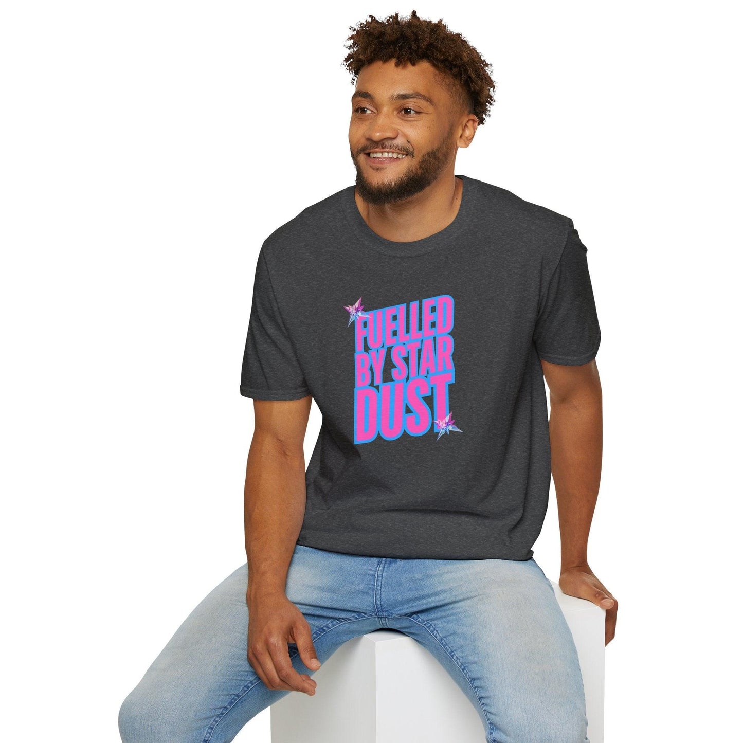 Fuelled By Stardust Adults Unisex Tee - Jamie's Trading Cards - JamiesTradingCards