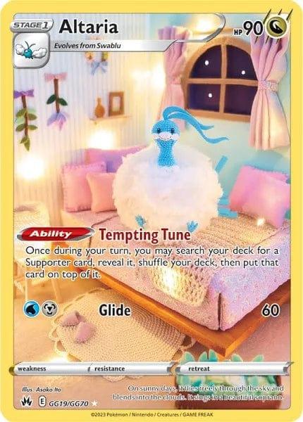 GG19/GG70 - Altaria - Crown Zenith - Pokemon TCG Galarian Gallery - JamiesTradingCards