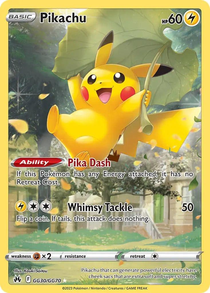 GG30/GG70 - Pikachu - Crown Zenith - Pokemon TCG Galarian Gallery - JamiesTradingCards