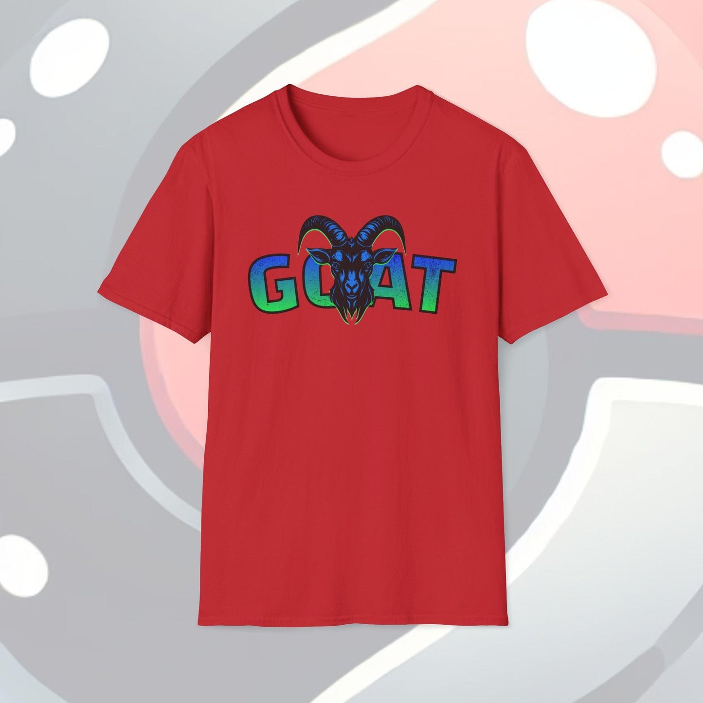 GOAT Green Text Adults Unisex Tee - Jamie's Trading Cards - JamiesTradingCards