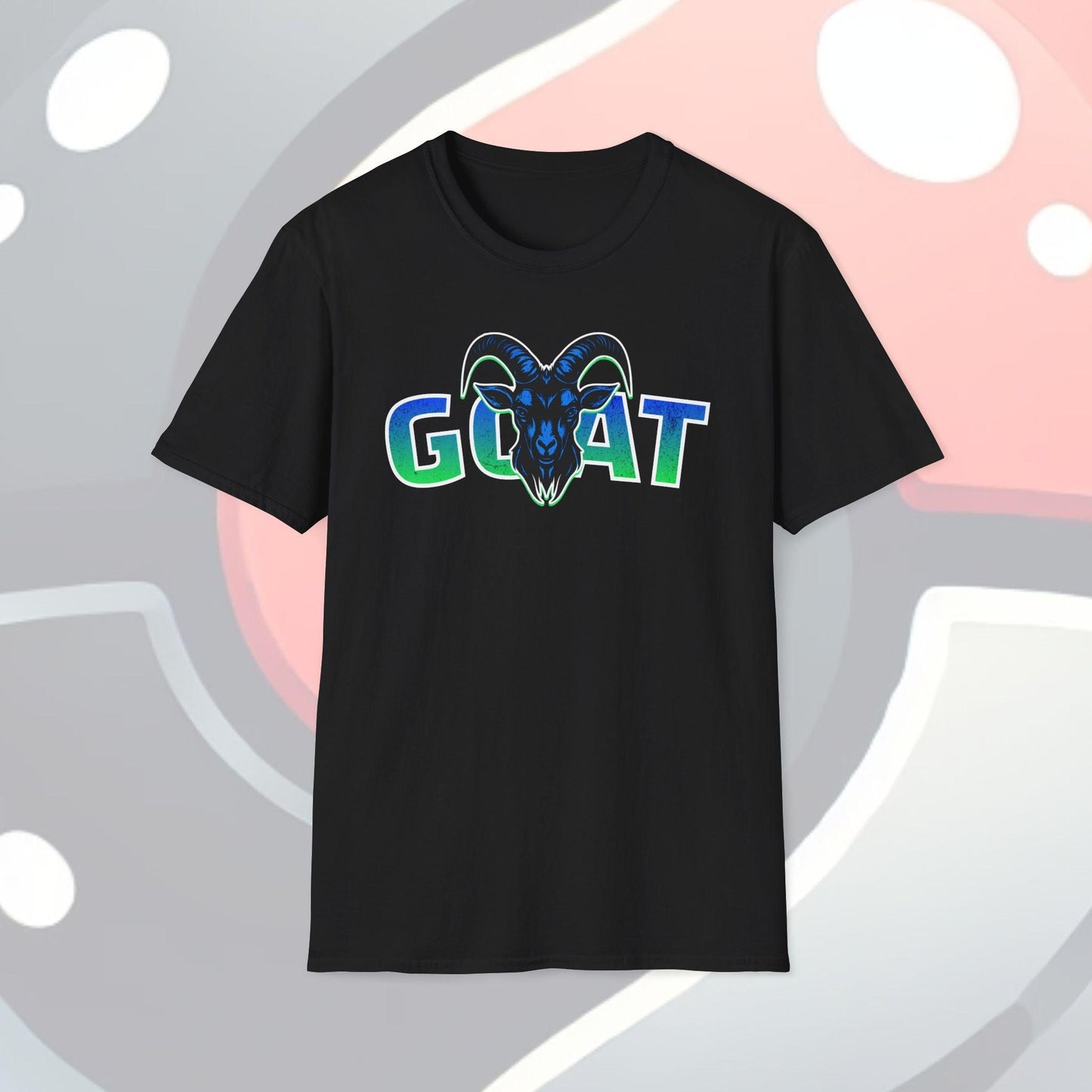 GOAT Green Text Adults Unisex Tee - Jamie's Trading Cards - JamiesTradingCards