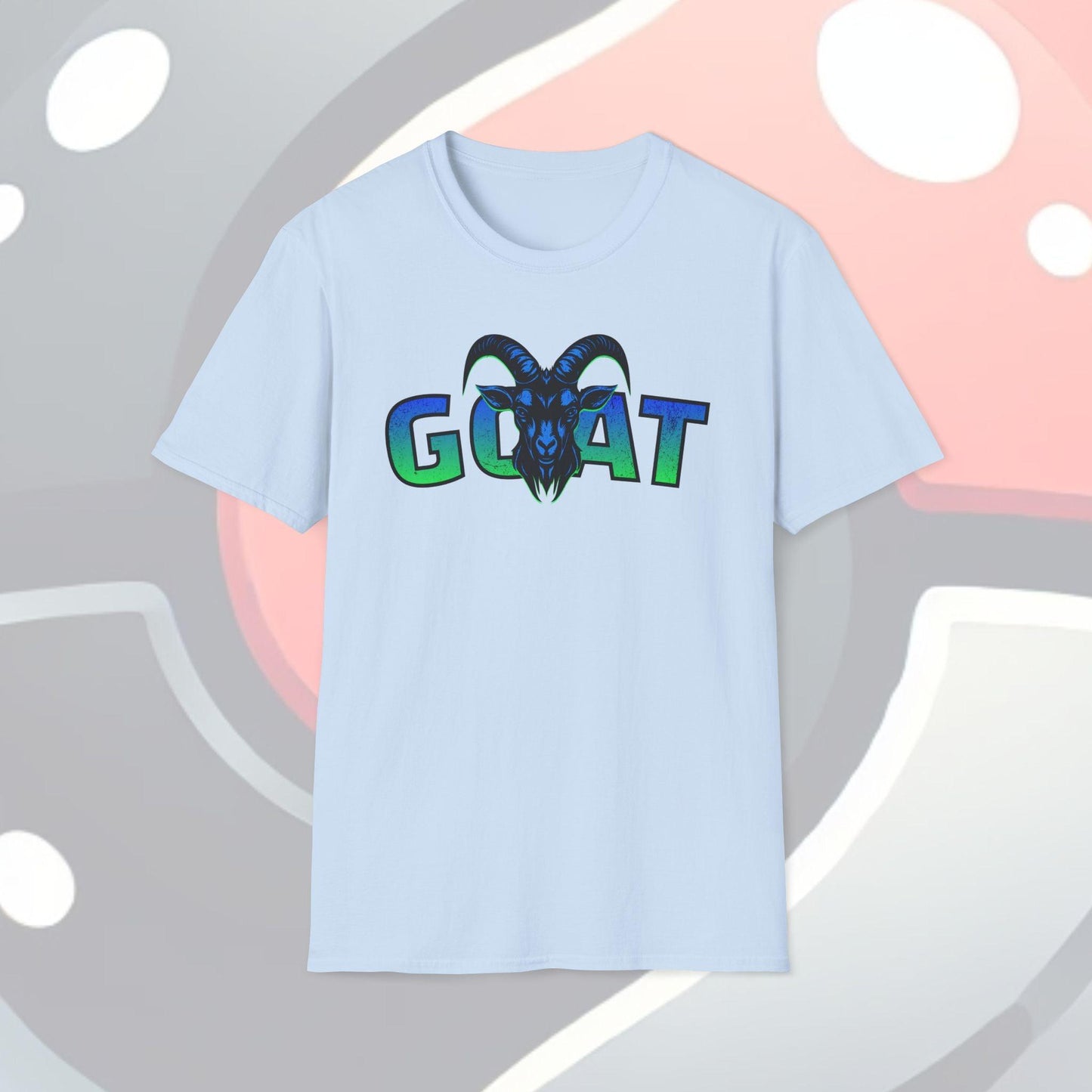GOAT Green Text Adults Unisex Tee - Jamie's Trading Cards - JamiesTradingCards