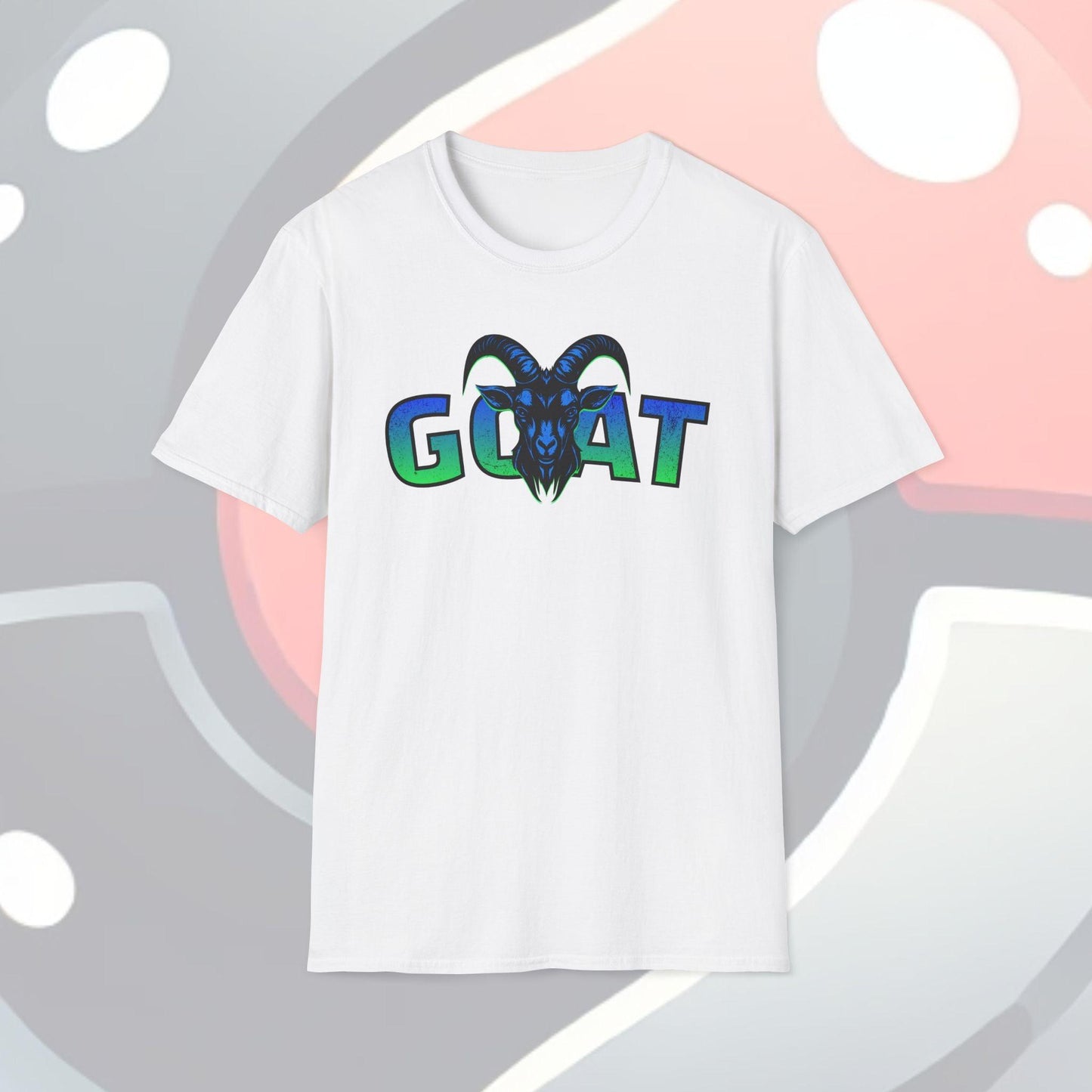 GOAT Green Text Adults Unisex Tee - Jamie's Trading Cards - JamiesTradingCards