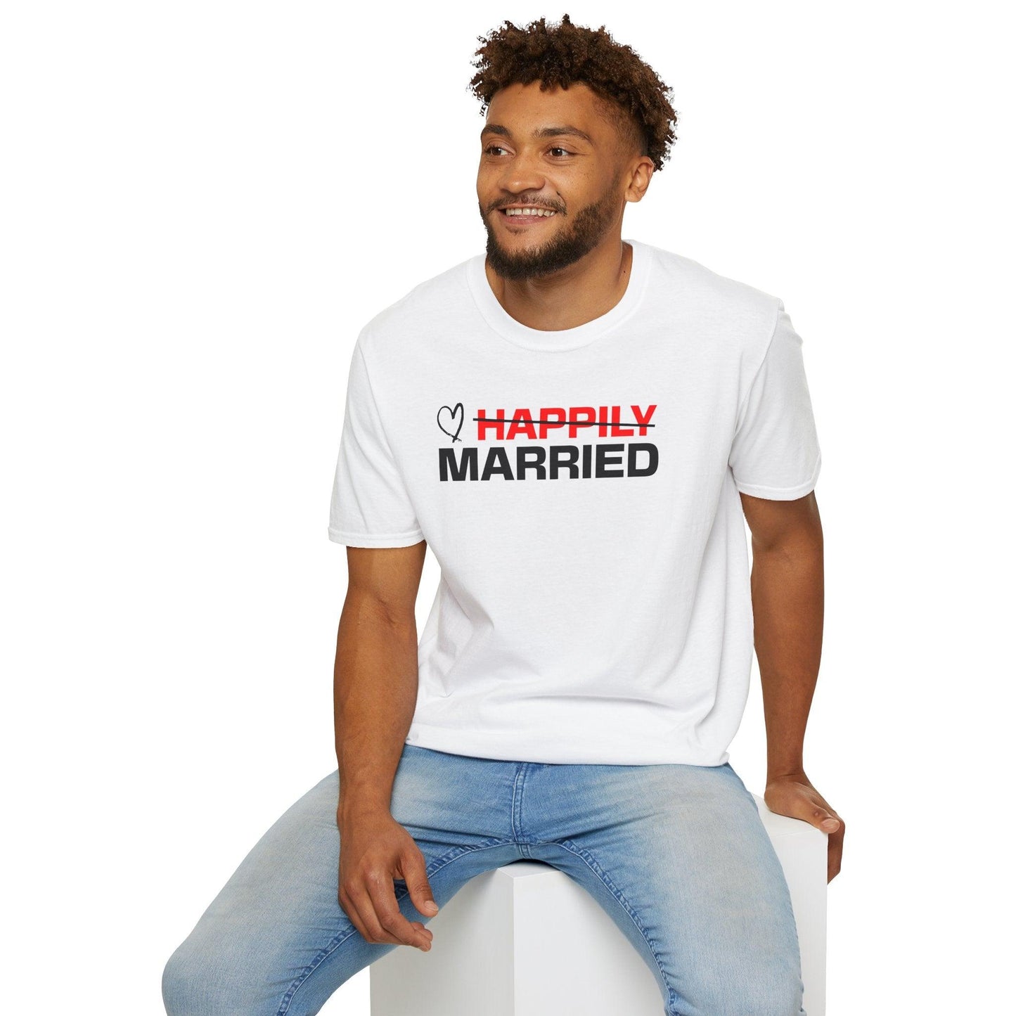 Happily Married Adults Unisex Tee - Jamie's Trading Cards - JamiesTradingCards
