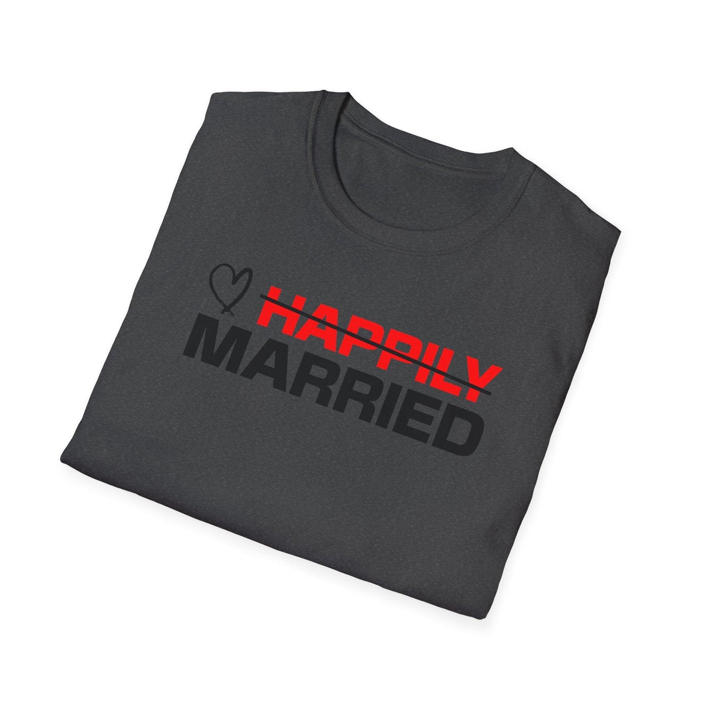 Happily Married Adults Unisex Tee - Jamie's Trading Cards - JamiesTradingCards
