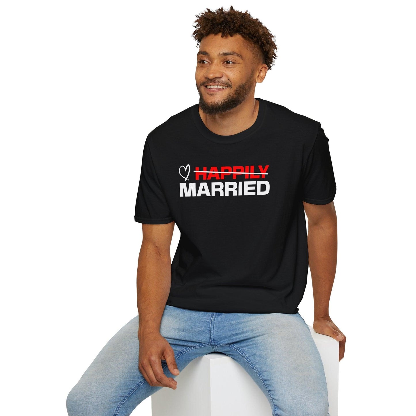 Happily Married Adults Unisex Tee - Jamie's Trading Cards - JamiesTradingCards