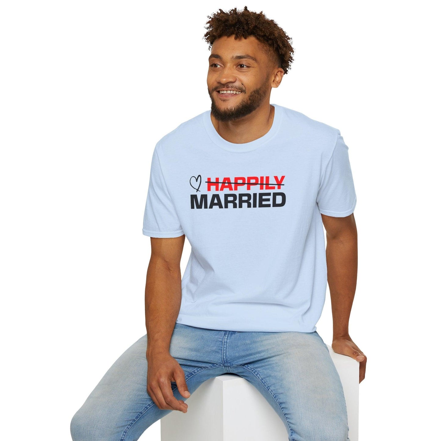 Happily Married Adults Unisex Tee - Jamie's Trading Cards - JamiesTradingCards