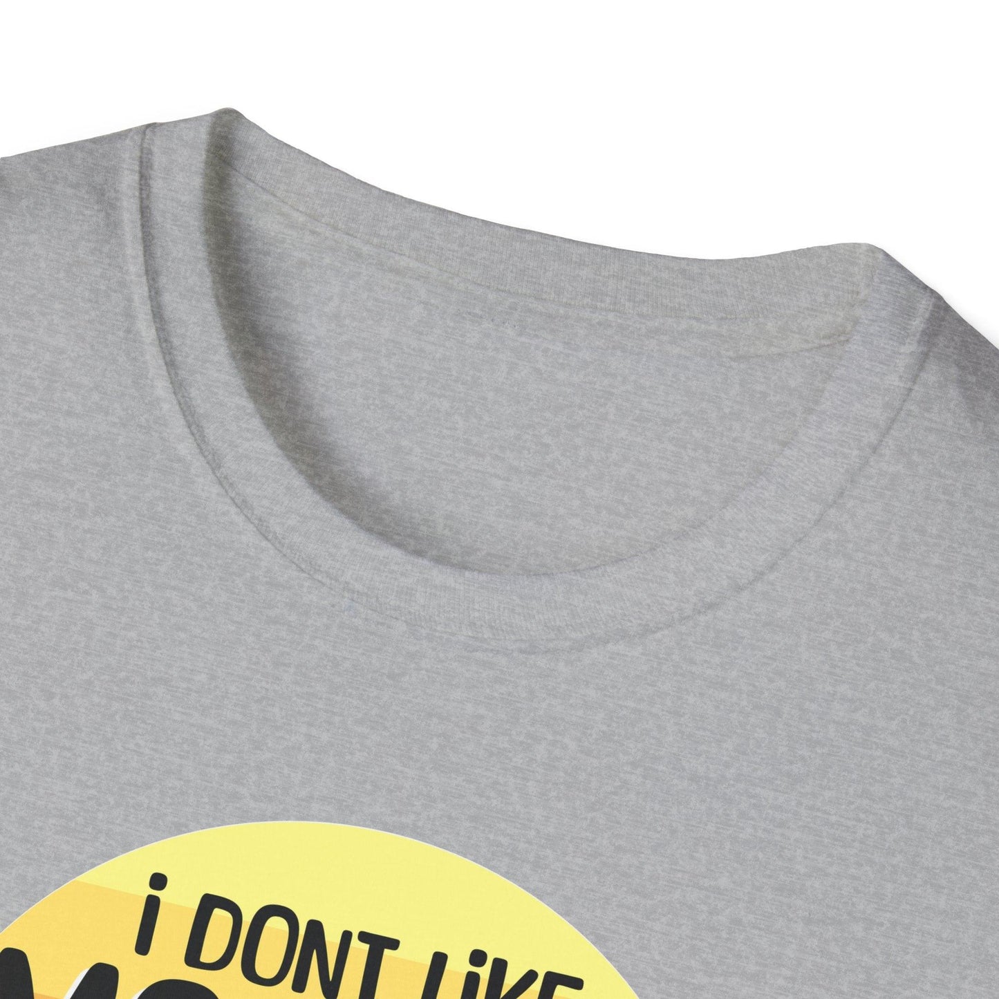 I Don't Like Morning People Adults Unisex Tee - Jamie's Trading Cards - JamiesTradingCards