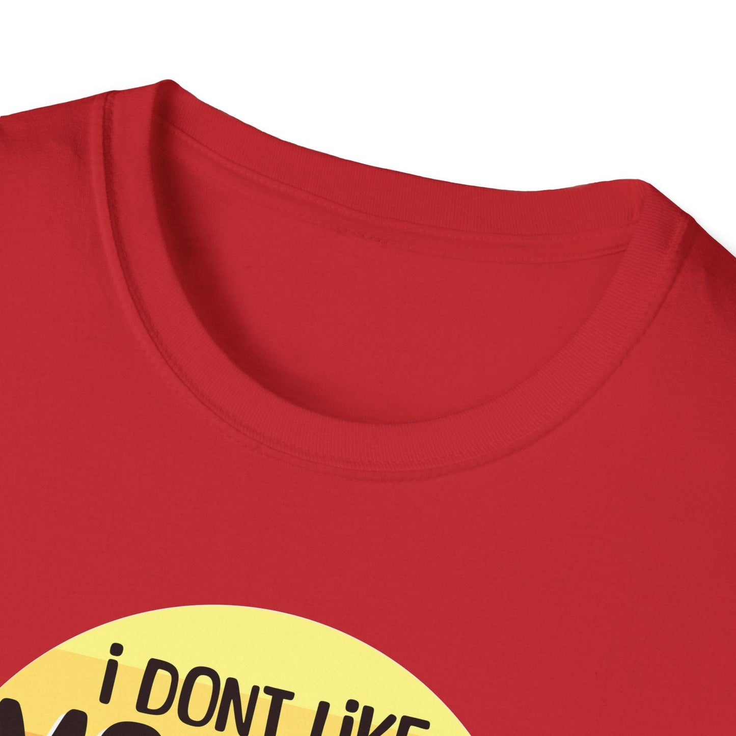 I Don't Like Morning People Adults Unisex Tee - Jamie's Trading Cards - JamiesTradingCards