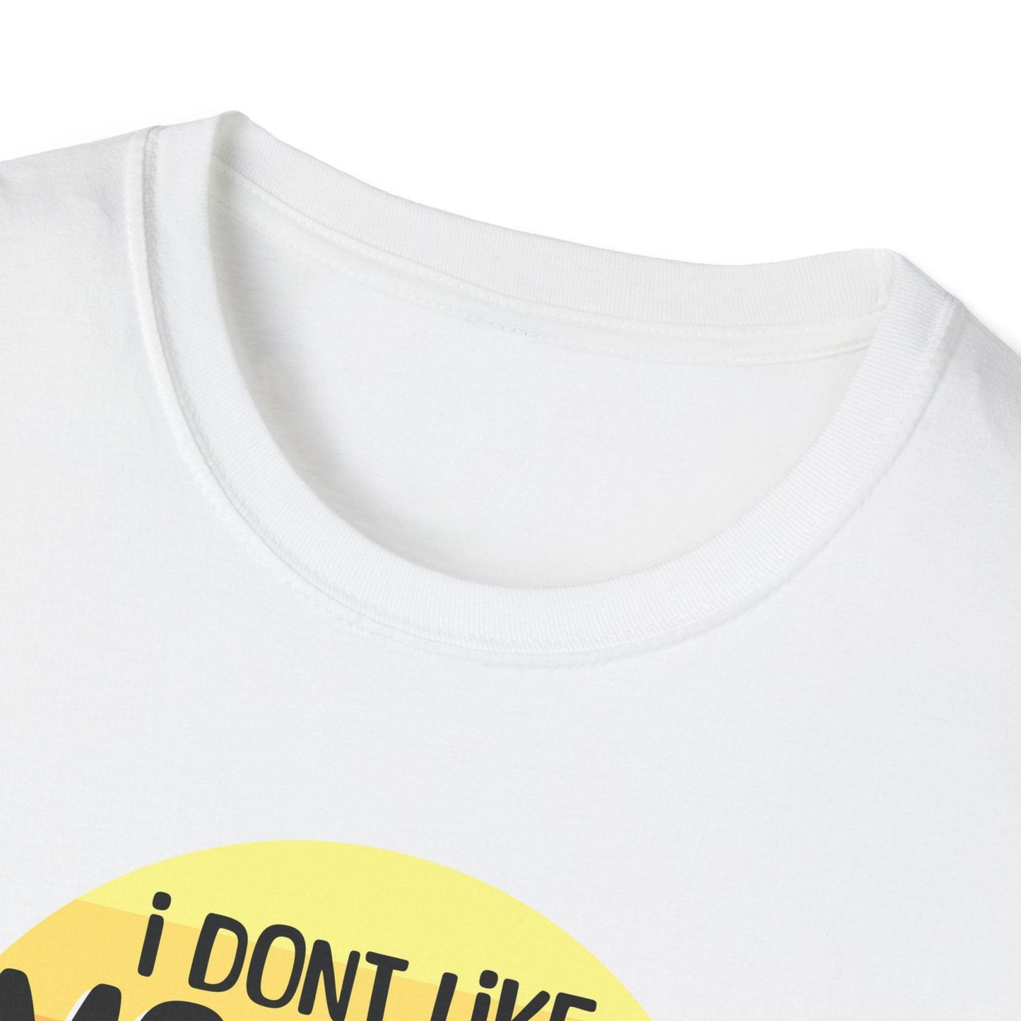 I Don't Like Morning People Adults Unisex Tee - Jamie's Trading Cards - JamiesTradingCards