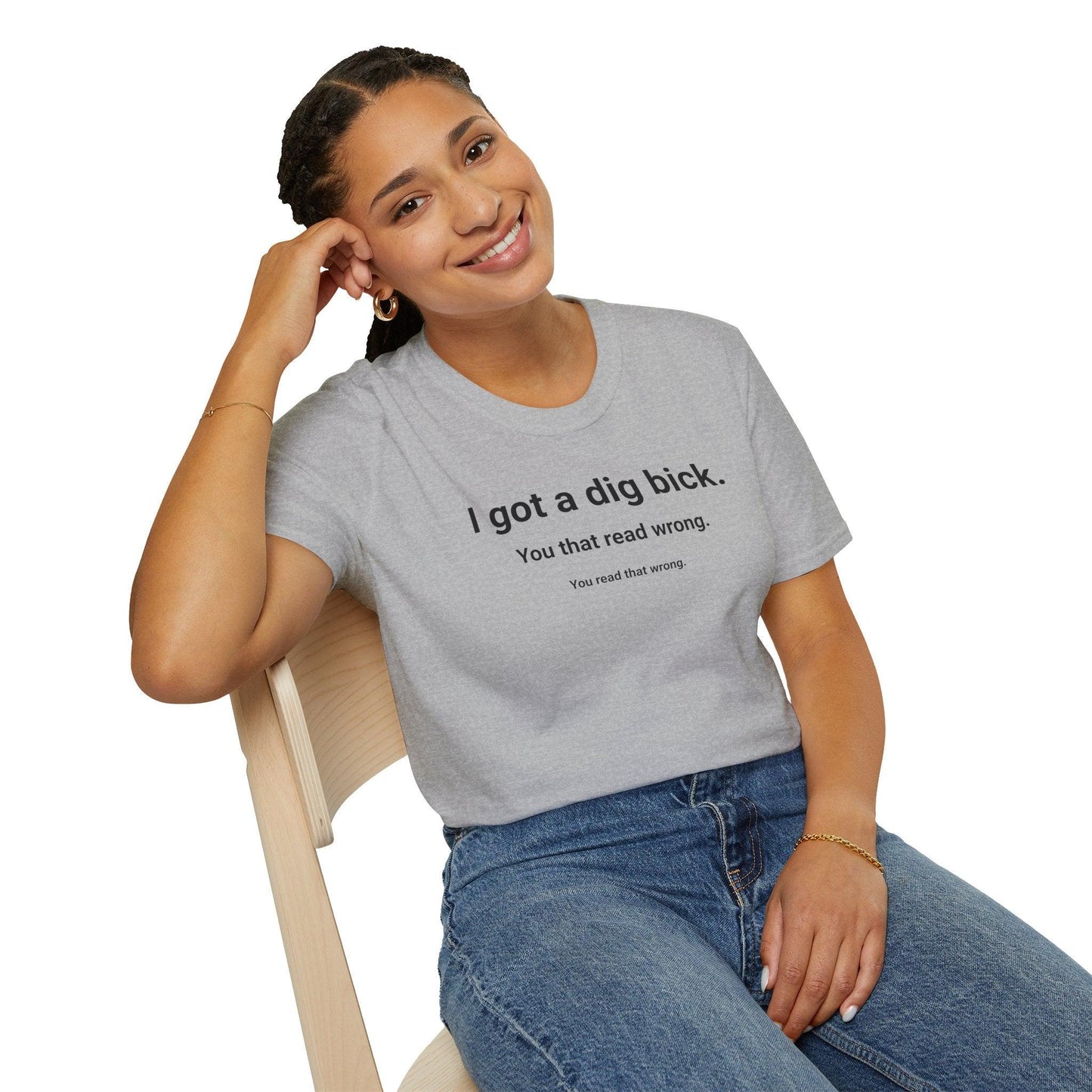 I Got A Dig Bick Adults Unisex Tee - Jamie's Trading Cards - JamiesTradingCards