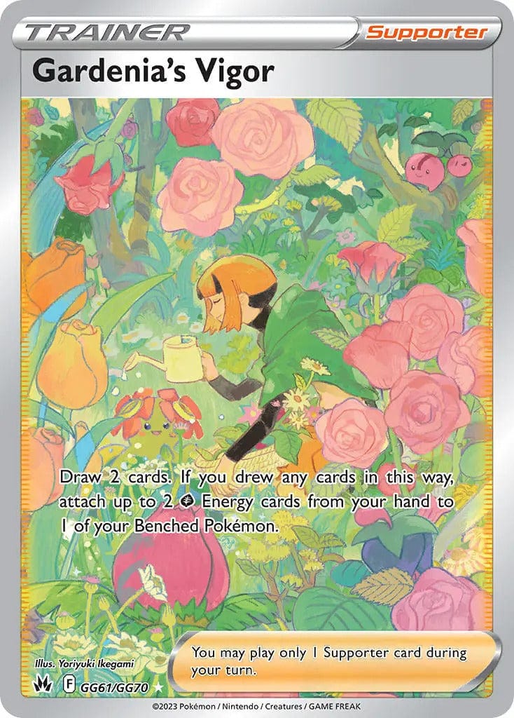JamiesTradingCards GG61/GG70 - Gardenia's Vigor - Crown Zenith - Pokemon TCG Galarian Gallery