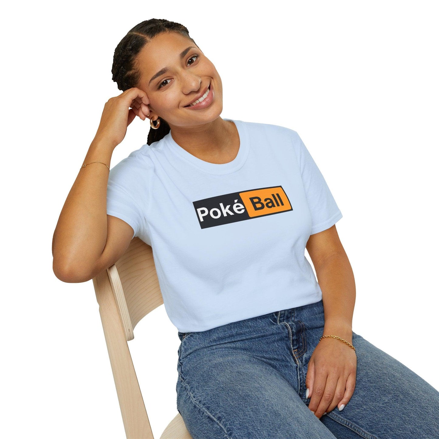 Poké Ball Logo Adult Unisex Tee - Jamie’s Trading Cards - JamiesTradingCards