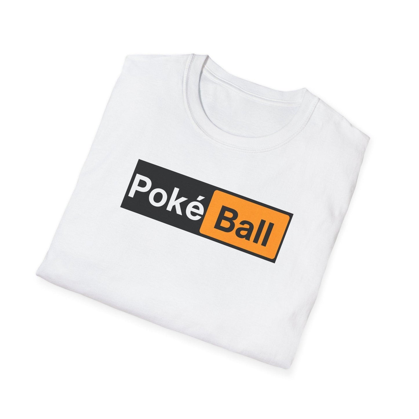 Poké Ball Logo Adult Unisex Tee - Jamie’s Trading Cards - JamiesTradingCards