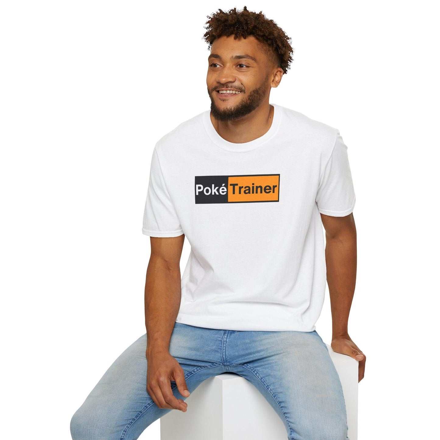 Poké Trainer Logo Adult Unisex Tee - Jamie’s Trading Cards - JamiesTradingCards