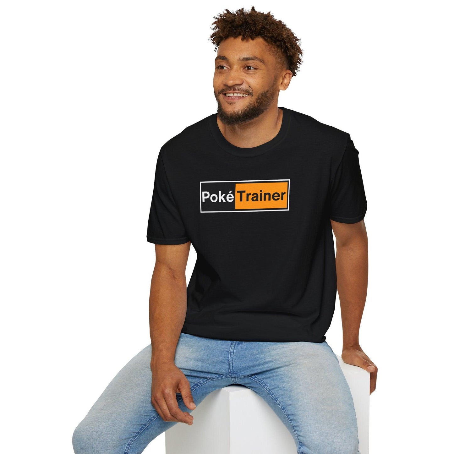 Poké Trainer Logo Adult Unisex Tee - Jamie’s Trading Cards - JamiesTradingCards