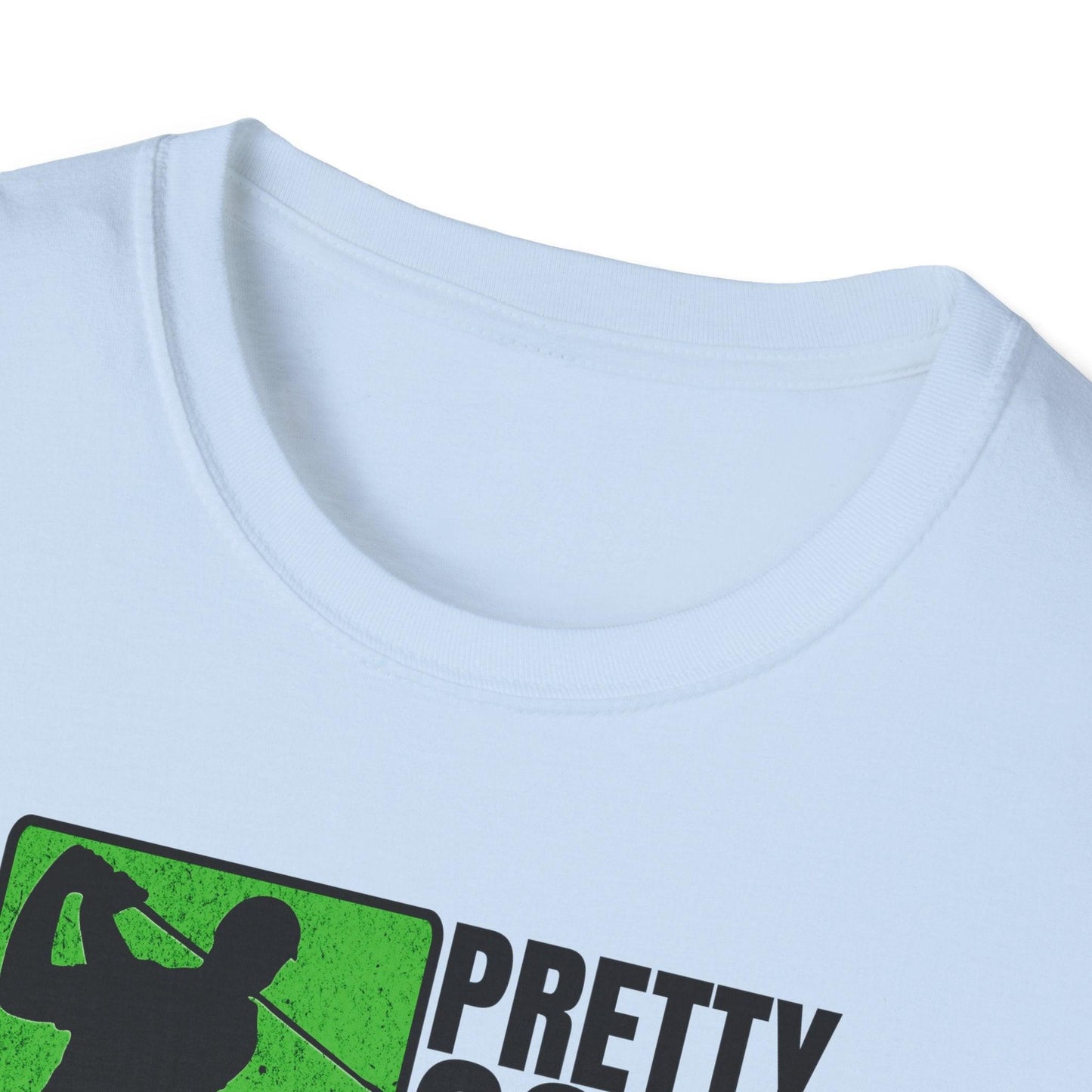 Pretty Good At Bad Golf Shots Adults Unisex Tee - Jamie's Trading Cards - JamiesTradingCards