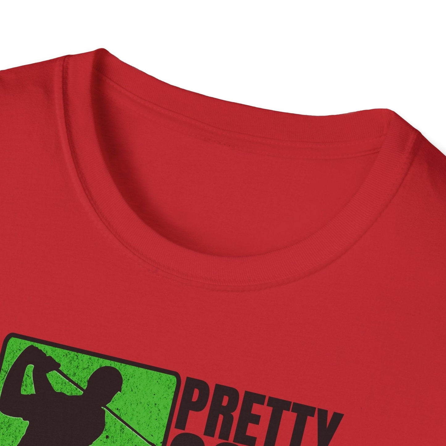 Pretty Good At Bad Golf Shots Adults Unisex Tee - Jamie's Trading Cards - JamiesTradingCards