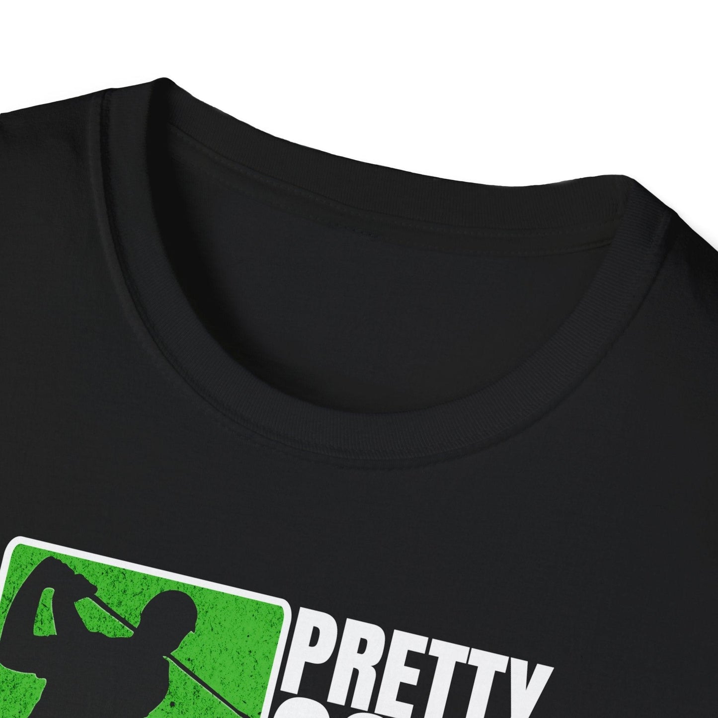 Pretty Good At Bad Golf Shots Adults Unisex Tee - Jamie's Trading Cards - JamiesTradingCards