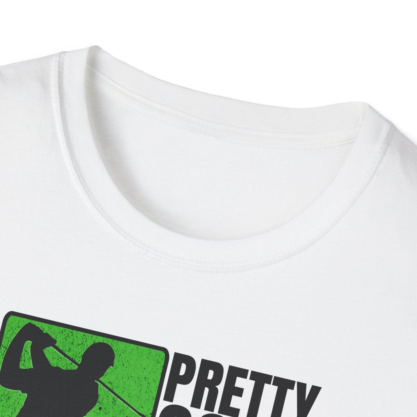 Pretty Good At Bad Golf Shots Adults Unisex Tee - Jamie's Trading Cards - JamiesTradingCards