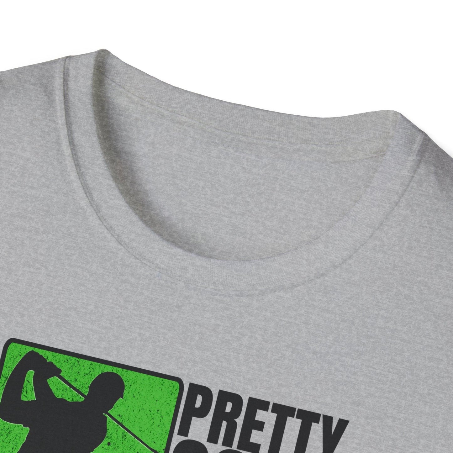 Pretty Good At Bad Golf Shots Adults Unisex Tee - Jamie's Trading Cards - JamiesTradingCards