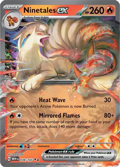 038/165 - Ninetales EX - Scarlet & Violet 151 - Pokemon TCG