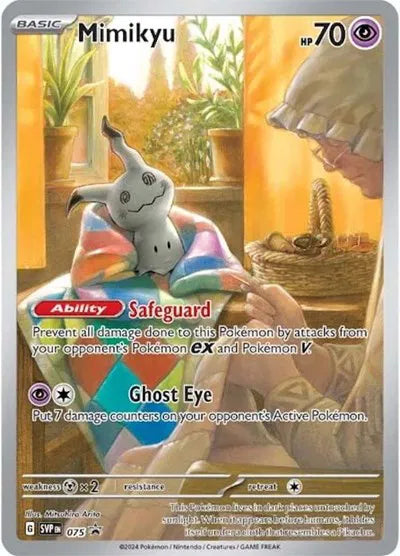 Mimikyu 075 Black Star Promo - Scarlet & Violet - Pokemon TCG