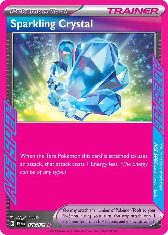 129/131 - Sparkling Crystal - Prismatic Evolutions - Pokemon TCG