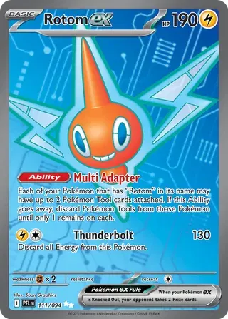 111/094 - Rotom Ex - Phantasmal Flames - Pokemon TCG