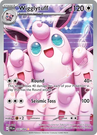 105/094 - Wigglytuff - Phantasmal Flames - Pokemon TCG
