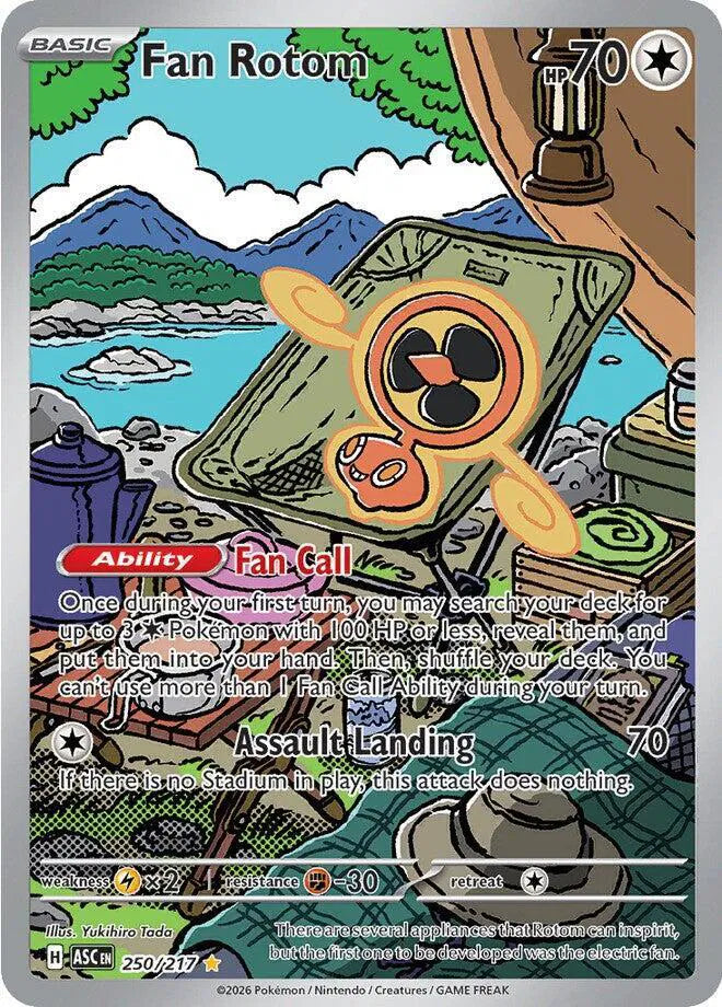 250/217 - Fan Rotom - Ascended Heroes - Pokemon TCG