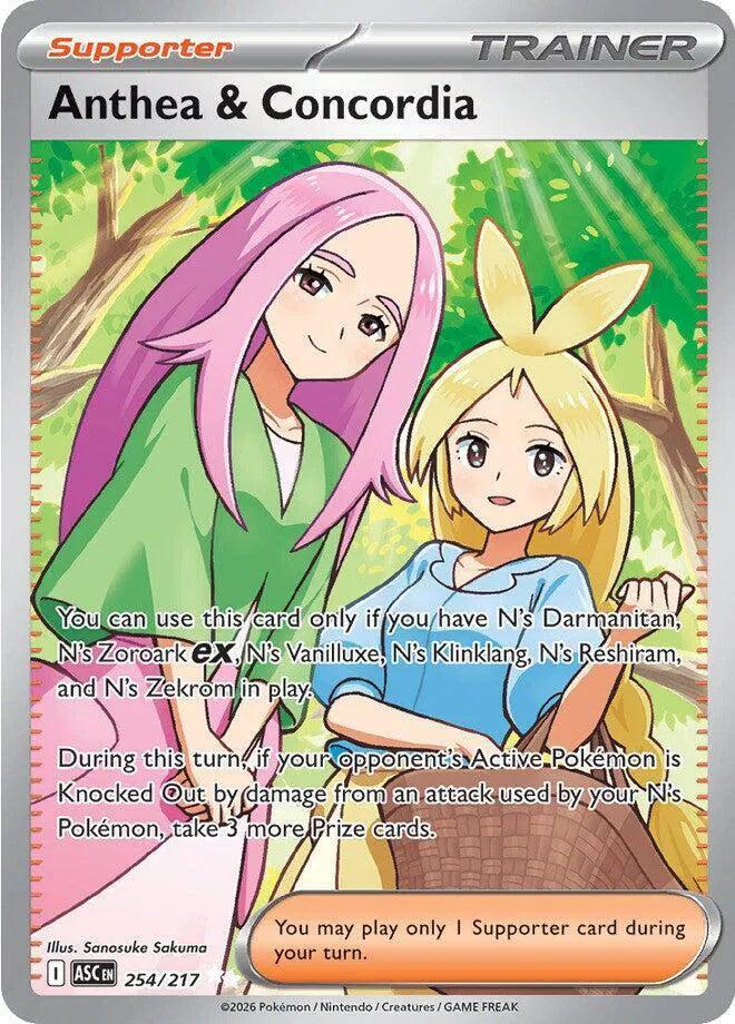 254/217 - Anthea & Concordia - Ascended Heroes - Pokemon TCG