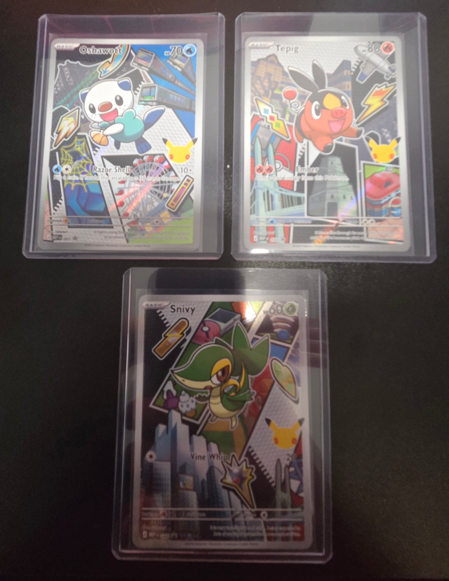 Snivy/Oshawott/Tepig - MEP049/050/051 - Black Star Promo - Pokemon TCG