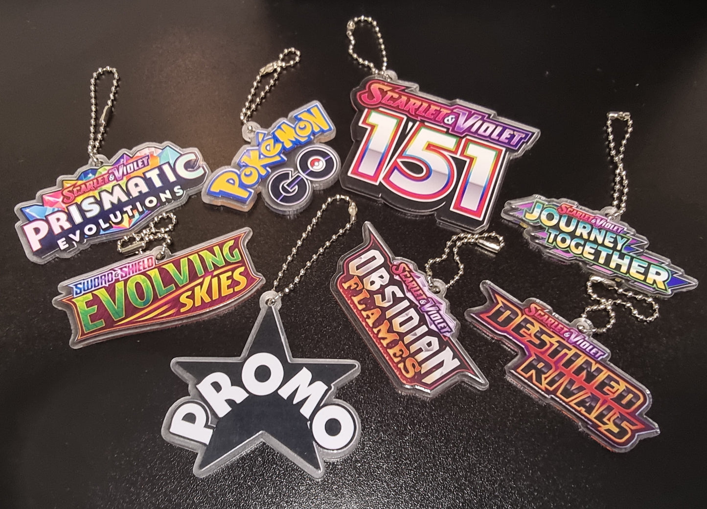 Pokémon Acrylic Binder Zip Tags